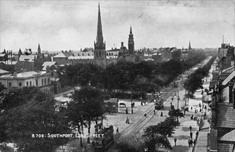 Lord Street, Southport, Lancashire, c1900s(?). Artist: Unknown