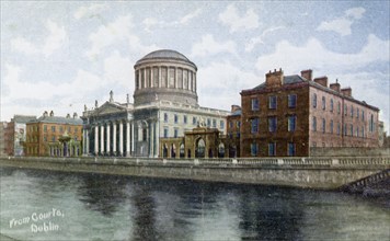 The Four Courts, Dublin, Ireland, c1900s-c1920s(?). Artist: Unknown