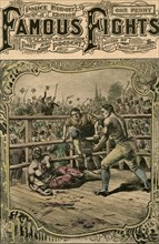 'Tom Spring's second fight with Jack Langan', 1824 (late 19th or early 20th century). Artist: Unknown