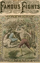 'The fight between Tom Spring and Bill Neat', 1823 (late 19th or early 20th century).Artist: Pugnis