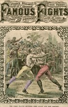 'The first battle between John Gully and Bob Gregson', 1807 (late 19th or early 20th century.Artist: Pugnis