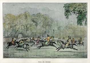 'Polo in Thibet', 19th century(?). Artist: Unknown