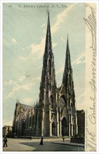 St Patrick's Cathedral, New York City, New York, USA, 1902. Artist: Unknown