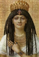 Mutnezemt, Ancient Egyptian queen of the 18th dynasty, 14th-13th century BC (1926).  Artist: Winifred Mabel Brunton