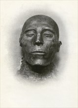 Head of the mummy of Sety I, Ancient Egyptian pharaoh of the 19th Dynasty, c1279 BC (1926).  Artist: Winifred Mabel Brunton