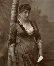 Mrs John Wood, British actress and theatre manager, 1888.  Artist: Ernest Barraud