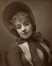 Kate Santley, American-born British actress, singer, comedienne, and theatre manager, 1883. Artist: St James's Photographic Co
