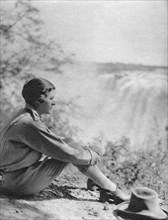 Stella Court Treatt at Victoria falls, Livingstone to Broken Hill, Northern Rhodesia, 1925 (1927).  Artist: Thomas A Glover