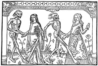The Bride, the Daughter of Joy and their dead Selves, 1486 (1964). Artist: Anon