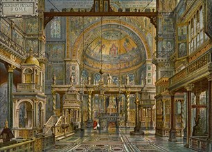 'Restoration of Old St Peter's, Rome', 1907.  Artist: HW Brewer