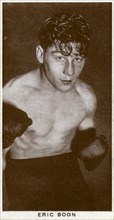 Eric Boon, British boxer, 1938. Artist: Unknown