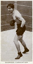 Georges Carpentier, French boxer, (1938). Artist: Unknown