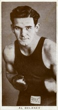 Al Delaney, Canadian boxer, 1938. Artist: Unknown