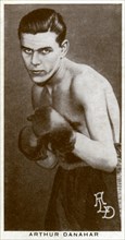 Arthur Danahar, British boxer, 1938. Artist: Unknown