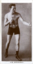 Jim Driscoll, Welsh boxer, (1938). Artist: Unknown