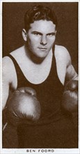Ben Foord, South African boxer, 1938. Artist: Unknown