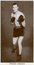 Frank Hough, British boxer, 1938. Artist: Unknown
