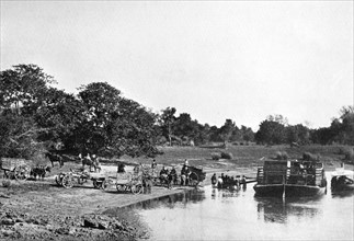 River scene, Rio Corrientes, Paraguay, 1911. Artist: Unknown