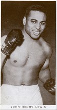 John Henry Lewis, American boxer, 1938. Artist: Unknown
