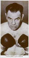 Paulino Uzcudun, Spanish boxer, 1938. Artist: Unknown