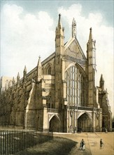 Winchester Cathedral, Hampshire, c1870. Artist: Stannard & Son