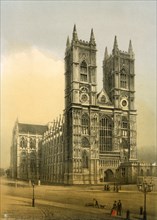 Westminster Abbey, London, c1870.  Artist: WL Walton