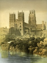 Durham Cathedral, County Durham, c1870.  Artist: Hanhart