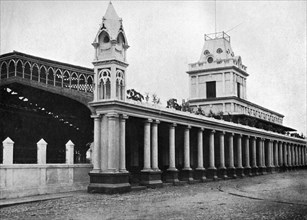 Paraguayan Central Railway Station, Asuncion, Paraguay, 1911. Artist: Unknown