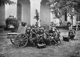 Paraguayan artillery, Paraguay, 1911. Artist: Unknown