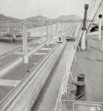 SS 'Orbita', Panama Canal, Panama, 20th century. Artist: J Dearden Holmes
