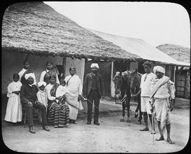 Group of Indian coolies, South Africa, c1890. Artist: Unknown