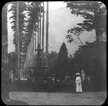 Fountain of the Muses, Rio de Janeiro Botanical Garden, Brazil, late 19th or early 20th century. Artist: Unknown