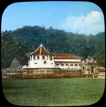 Temple of the Sacred Tooth, Kandy, Ceylon, late 19th or early 20th century. Artist: Unknown