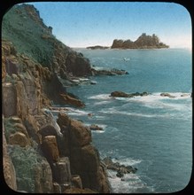 Land's End, Cornwall, late 19th or early 20th century. Artist: Church Army Lantern Department