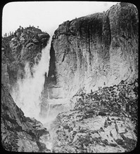 Yosemite Falls, Yosemite National Park, California, USA, late 19th or early 20th century. Artist: Unknown