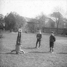 Boys playing, early 20th century(?). Artist: Unknown