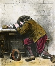 John Bunyan dreaming, 17th century (late 19th or early 20th century). Artist: Unknown