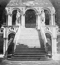 Giants' Staircase, Doge's Palace, Venice, Italy, late 19th or early 20th century. Artist: Unknown