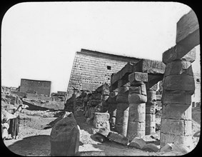 Great Temple, Luxor, Egypt, c1890. Artist: Newton & Co