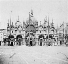 St Mark's Basilica, Venice, Italy, late 19th or early 20th century. Artist: Unknown