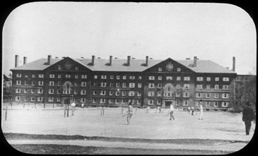 Dormitory Building, Harvard University, Massachusetts, USA, late 19th or early 20th century. Artist: Unknown