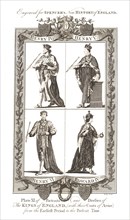 Portraits and Dresses of The Kings of England with coats of Arms, 1784 Artist: Webley and Scott Ltd.