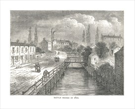Battle Bridge, 1810. Artist: Unknown