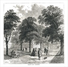 Gray's Inn Gardens, 1878. Artist: Unknown