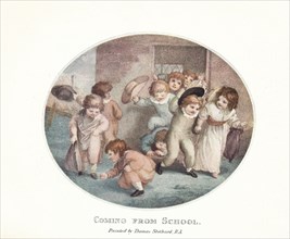 'Coming from School' (1906). Artist: Unknown.