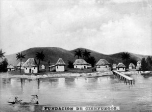 Foundation of Cienguegos, (1819), 1920s. Artist: Unknown.