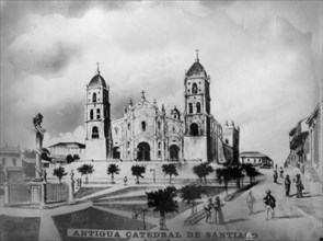 Old Cathedral of Santiago de Cuba, (1523), 1920s. Artist: Unknown