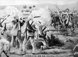 The Battle of Sacra, (1873), 1920s. Artist: Unknown