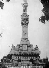 Monument to Firefighters, (1897), 1920s. Artist: Unknown