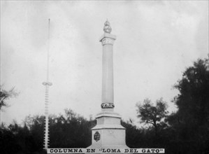 Column at Loma del Gato, (1896), 1920s. Artist: Unknown